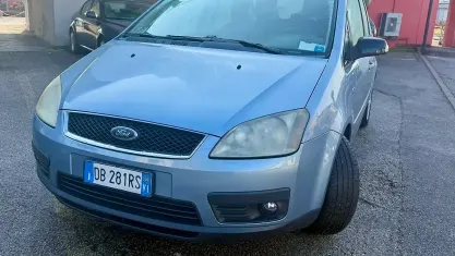 Usata Ford C-MAX Ghia 90 CV (66 kW) 2006 Blu Monovolume