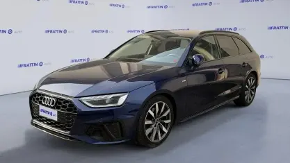 Usata Audi A4 S-Line 164 CV (120 kW) 2021 Blu Station wagon