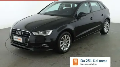 Usata Audi A3 Attraction 110 CV (80 kW) 2015 Nero Berlina