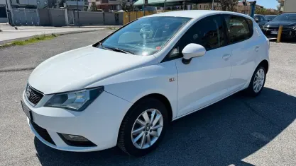 Usata Seat Ibiza 75 CV (55 kW) 2014 Bianco Berlina