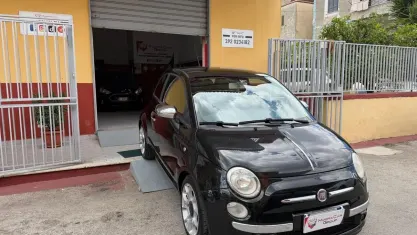 Usata Fiat 500 Sport 69 CV (50 kW) 2009 Nero Cabrio