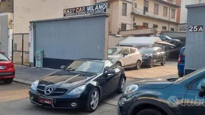 Usata Mercedes SLK200 231 CV (169 kW) 2010 Nero Cabrio