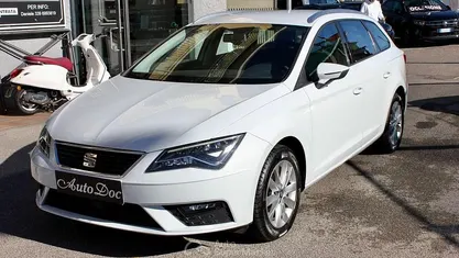 Bianco Usata 2018 Seat Leon ST Business Station wagon | 6500 € (Buon prezzo)