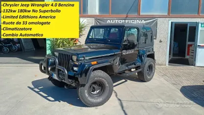 Usata Jeep Wrangler Limited 179 CV (131 kW) 1992 Nero SUV