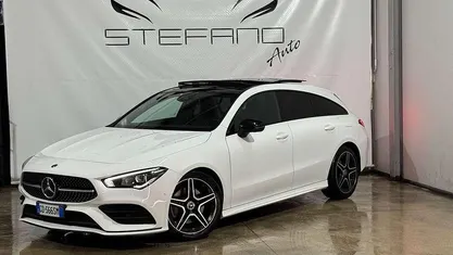 Bianco Usata 2021 Mercedes CLA200 Shooting Brake Premium Station wagon | 20.500 € (Buon prezzo)