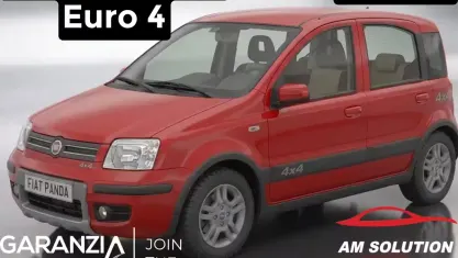 Usata Fiat Panda 4x4 60 CV (44 kW) 2006 Rosso Utilitaria