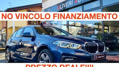 Usata BMW 118 Advantage 136 CV (100 kW) 2022 Blu Utilitaria