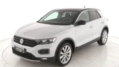Bianco ghiaccio Usata 2019 VW T-Roc Advance SUV | 18.200 € (Buon prezzo)