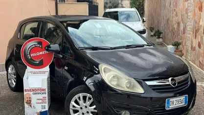 Usata Opel Corsa Cosmo 75 CV (55 kW) 2008 Nero Utilitaria