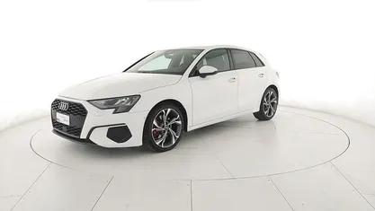 Usata Audi A3 Advanced 150 CV (110 kW) 2022 Bianco ibis Berlina