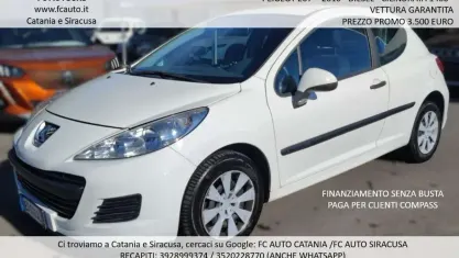 Usata Peugeot 207 68 CV (50 kW) 2010 Bianco Furgone