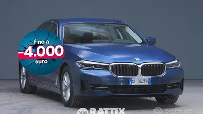 Usata BMW 530e Comfort Edition 184 CV (135 kW) 2021 Blu Berlina