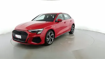 Usata Audi A3 Sportback e-tron S-Line 204 CV (150 kW) 2022 Rosso Utilitaria