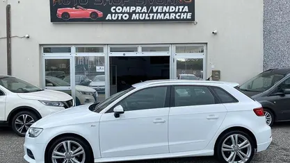 Usata Audi A3 Admired 184 CV (135 kW) 2019 Bianco Berlina