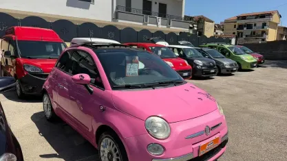 Usata Fiat 500 69 CV (50 kW) 2009 Viola Cabrio