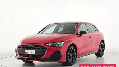 Usata Audi A3 S-Line 150 CV (110 kW) 2025 Rosso progressivo metallizzato Berlina