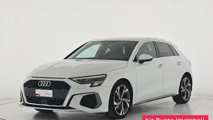 Usata Audi A3 S-Line 150 CV (110 kW) 2023 Bianco Berlina