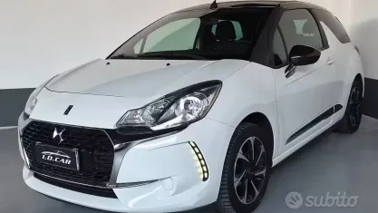 Usata DS Automobiles DS3 Sport Chic 110 CV (80 kW) 2018 Bianco Cabrio