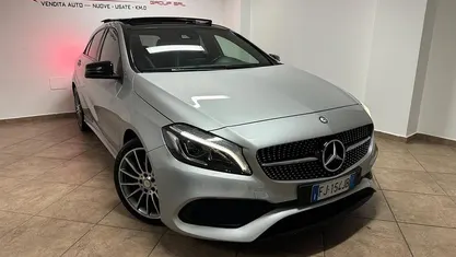 Grigio Usata 2017 Mercedes A180 Premium Tre volumi | 14.700 € (Buon prezzo)