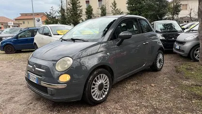 Usata Fiat 500 Lounge 69 CV (50 kW) 2009 Blu Cabrio