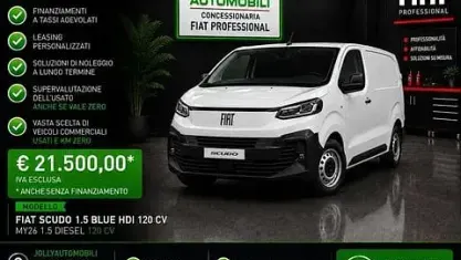 Nuova Fiat Scudo 120 CV (88 kW) 2026 Bianco Furgone