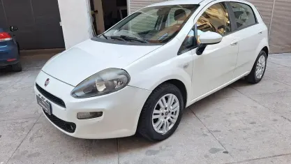 Usata Fiat Punto Lounge 85 CV (62 kW) 2013 Bianco Utilitaria