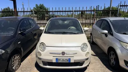 Usata Fiat 500 Pop 69 CV (50 kW) 2009 Bianco Cabrio