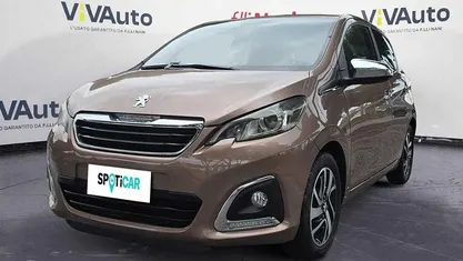 Marrone Usata 2015 Peugeot 108 Allure Tre volumi | 8450 € (Buon prezzo)