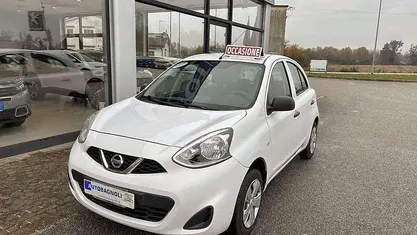 Bianco Usata 2014 Nissan Micra Visia Tre volumi | 4900 € (Buon prezzo)