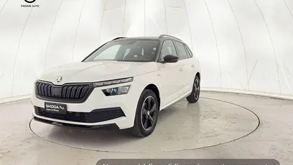 Usata Skoda Kamiq Monte Carlo 110 CV (80 kW) 2023 Bianca tetto nero SUV