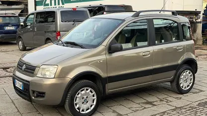 Usata Fiat Panda 4x4 69 CV (50 kW) 2007 Oro Utilitaria