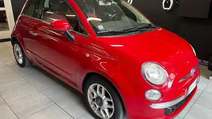 Usata Fiat 500 Lounge 51 CV (37 kW) 2009 Rosso Cabrio