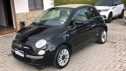 Usata Fiat 500C Lounge 95 CV (69 kW) 2015 Nero Cabrio