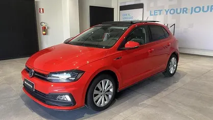 Usata VW Polo Highline 95 CV (69 kW) 2018 Rosso Utilitaria