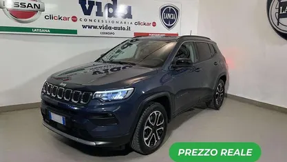Bluazzurro Usata 2023 Jeep Compass Limited SUV | 25.500 € (Buon prezzo)