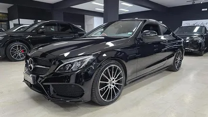 Usata Mercedes C220 Premium 170 CV (125 kW) 2017 Nero Coupé