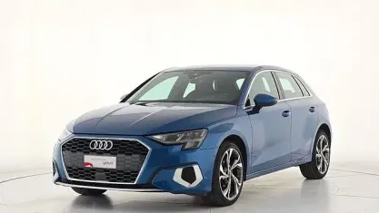 Usata Audi A3 Advanced 116 CV (85 kW) 2022 Blu/azzurro Berlina