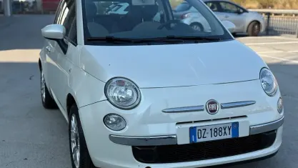 Usata Fiat 500C Lounge 69 CV (50 kW) 2011 Bianco Cabrio