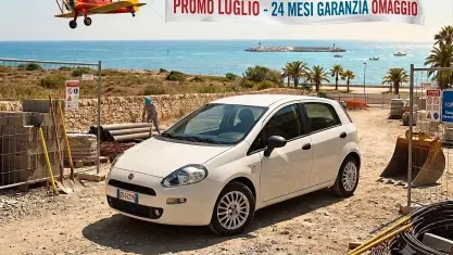 Usata Fiat Punto 75 CV (55 kW) 2013 Bianco Utilitaria