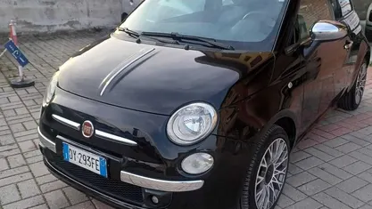 Usata Fiat 500 75 CV (55 kW) 2009 Nero Cabrio