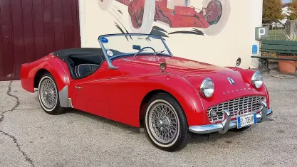 Usata Triumph TR3 100 CV (73 kW) 1960 Rosso Cabrio
