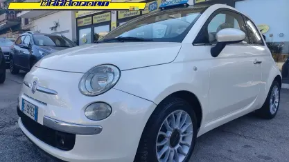 Usata Fiat 500C Lounge 85 CV (62 kW) 2011 Bianco Cabrio