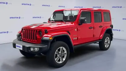 Usata Jeep Wrangler Unlimited Sahara 200 CV (147 kW) 2020 Rosso SUV