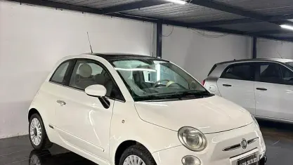 Usata Fiat 500 Lounge 69 CV (50 kW) 2009 Bianco Cabrio