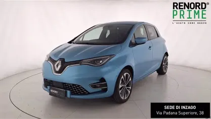 Usata Renault Zoe Intens 99 kW (135 CV) 2020 Blu celadon Utilitaria