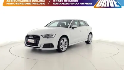 Usata Audi A3 Admired 116 CV (85 kW) 2019 Bianco ghiacciaio metallizzato Berlina