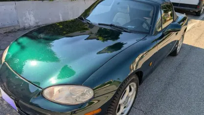 Usata Mazda MX5 110 CV (80 kW) 1998 Verde(met.) Cabrio