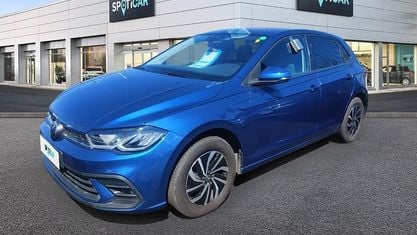 Occasion VW Polo Life 95 ch (69 kW) 2021 Bleue Citadine