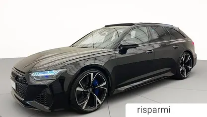 Usata Audi RS6 Comfort 600 CV (441 kW) 2021 Nero sebring effetto cristallo Station wagon