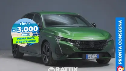 Usata Peugeot 308 GT 131 CV (96 kW) 2024 Verde olivine Berlina